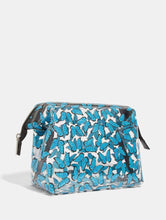 Load image into Gallery viewer, Blue Butterfly Glitter Wash Bag
