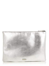 Load image into Gallery viewer, Silver Shell Clutch Bag
