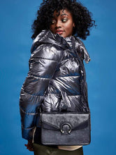 Load image into Gallery viewer, Black Town Midi Cross Body Bag
