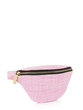 Load image into Gallery viewer, Pink Raffia Bum Bag
