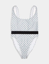 Load image into Gallery viewer, Grey Check Barcelona Swimsuit
