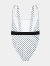 Load image into Gallery viewer, Grey Check Barcelona Swimsuit
