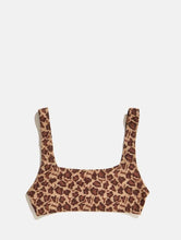 Load image into Gallery viewer, Maldives Leopard Print Bikini Top
