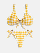 Load image into Gallery viewer, Seoul Gingham Bikini Bottoms

