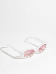 Ace White Sunglasses
