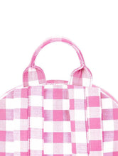 Load image into Gallery viewer, Pink Gingham Chloe Backpack
